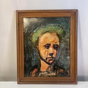 Rouault Antique Print "Head of Young Apprentice” 11” By 14” Museum Print Adition